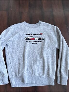 McLaren x Hollister f1 World Champions 2008' Pullover Sweatshirt Men’s Sz Small
